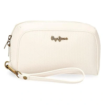 Abbildung von Pepe Jeans Lena weiße Handtasche 20x11x4 cm Kunstleder