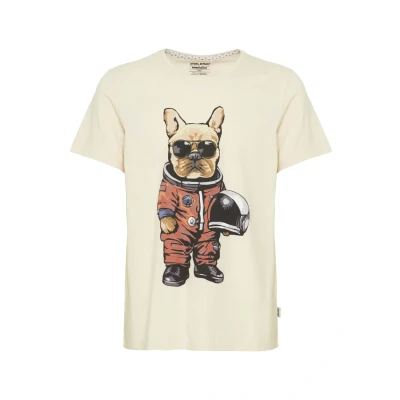 Abbildung von Blend Bhtee Tshirt print, Herren, Größe: Medium, Oyster gray