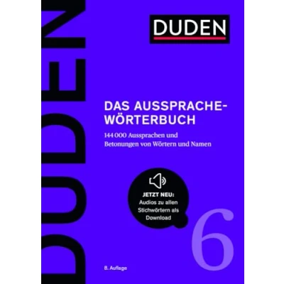 Abbildung von Duden Das Aussprachewörterbuch: 144.000 Aussprachen und Betonungen von Wörtern Namen (Duden Deutsche Sprache in 12 Bänden)
