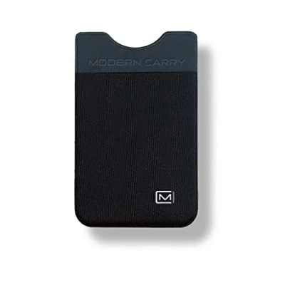 Abbildung von Slim Kreditkartenetui von Modern Carry ultradünn (schwarz mit 2 Kartenfächern)