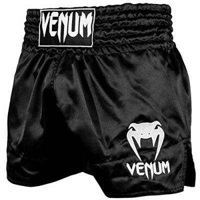 Abbildung von Venum MUAY THAI Shorts Classic kurze Sporthose, Herren, Größe: XS, Black/white