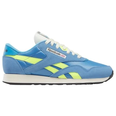 Abbildung von Reebok Classic Nylon Unisex Sneaker low, Größe: 42, Essentiall bluee solar acid yellow vintage chalk