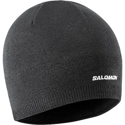 Abbildung von Salomon Kappe Unisex, Klassischer Look, wärmend, stylisches Design, Deep Black, Einheitsgröße