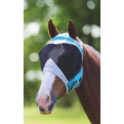 Abbildung von Shires Fliegenmaske Ohr Gat und Mesh Teal XWarmblut