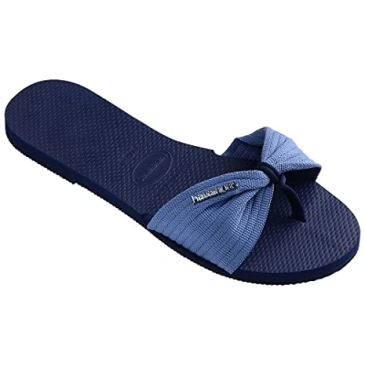 Abbildung von Havaianas Sandal YOU ST Tropez Basic Zehentrenner Navy BLUE, Damen, Größe: 33 34, blue Schuhe