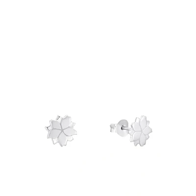 Abbildung von s.Oliver LOTUSBLÜTE Ohrringe, Damen, Größe: One Size, Silber