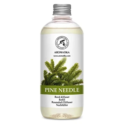 Abbildung von Raumduft Nachfüllflasche mit Kiefernnadel Öl 500ml Intensiv &amp; Langanhaltend Aroma Natürlich Aromatisieren der Innenraumluft fur Raum Nadel Weihnachtsbaumduft