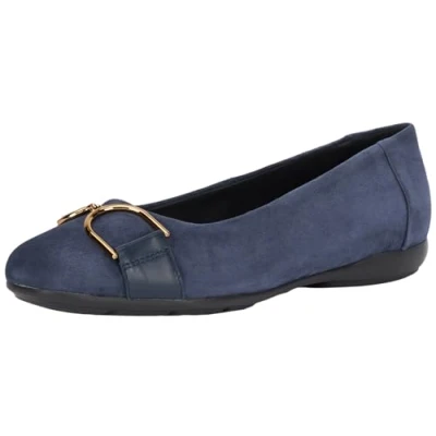 Abbildung von Geox Damen D ANNYTAH B Ballet Flat, DK Jeans, 37 EU