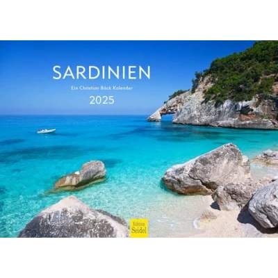 Abbildung von Edition Seidel Premium Kalender Sardinien 2025 Format DIN A3 Wandkalender Italien Mittelmeer Insel Steinruinen Natur Landschaft Christian Bäck