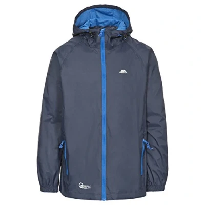 Abbildung von Trespass Damen Kompakt Zusammenrollbare Wasserdichte Regenjacke Qikpac Jacket, Navy, XL, UAJKRAI10001_NA1XL