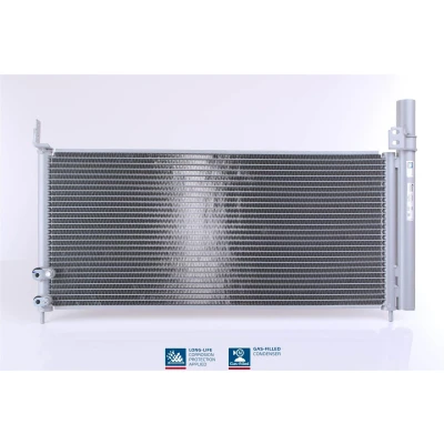 Abbildung von NISSENS 940361 Klimakondensator mit Trockner Aluminium 670 R 134a