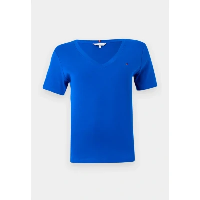 Abbildung von Tommy Hilfiger SLIM CODY V NECK Tshirt basic, Damen, Größe: XXS, Blue