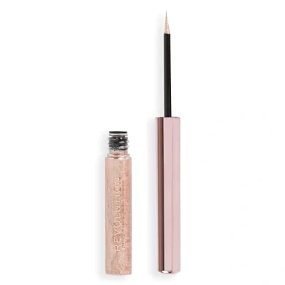 Abbildung von Makeup Revolution, Super Flick Liquid Eyeliner, Highly Pigmented, Rose Gold, 2.4 ml