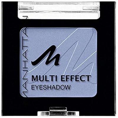 Abbildung von Manhattan Multi Effect Eyeshadow Hellblauer, matter Lidschatten in handlicher Dose, farbintensiv und langanhaltend Farbe Wild Wave