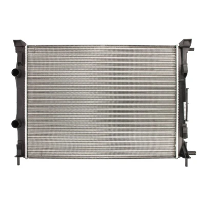 Abbildung von NISSENS 63769 Kühler, Motorkühlung Aluminium 585 451 34 Kühlrippen mechanisch gefügt RENAULT: SCENIC 2, GRAND Megane II Box Body / Estate