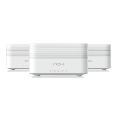 Abbildung von STRONG 3X Atria Wi Fi Mesh AX3000 ADD ON Heimnetzwerk Erweiterung, WLAN Verstärker, Flächendeckendes WLAN, 6 MU MIMO, für Android und iOS