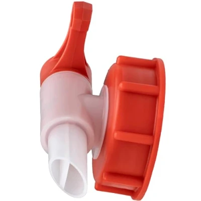 Abbildung von ISOLATECH SABEU Fluxx 1Stk. AH 23/51 HF Auslaufhahn für 5L und 10L Kanister mit DIN 51 Gewinde außen 54,8mm Auslauftülle 23mm Abfüllen ohne Gluckern