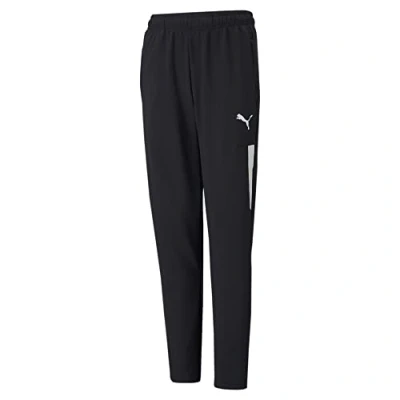 Abbildung von Puma Fussball Jogginghose für Kinder, Größe: 116, Schwarzweiss