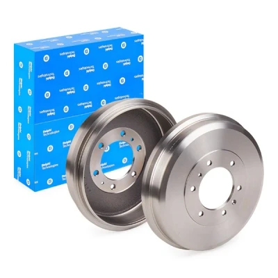 Abbildung von DELPHI BF573 Bremstrommel ohne ABS Sensorring, Radlager 337 ISUZU: D Max II Pickup