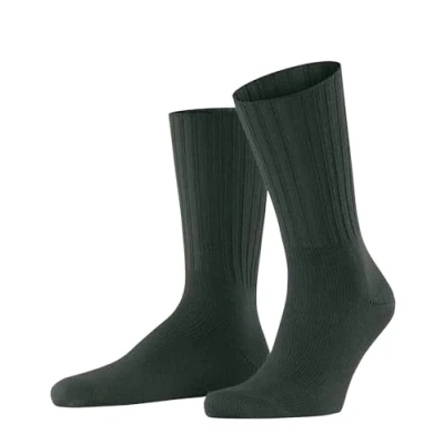 Abbildung von FALKE Herren Nelson M SO Wolle einfarbig 1 Paar Socken, Grün (Forest 7474), 39 42