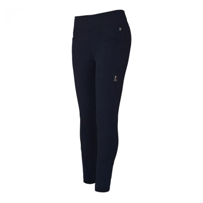 Abbildung von Kingsland Reitleggings Katja E Tec mit Warmblut Grip Damen Navy 36