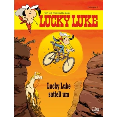 Abbildung von Lucky Luke sattelt um: Eine Hommage von Mawil