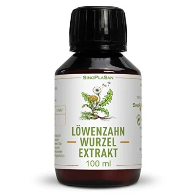 Abbildung von Löwenzahnwurzel extrakt naturrein flüssig
