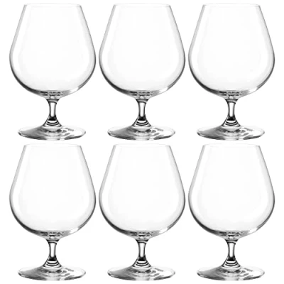 Abbildung von LEONARDO HOME Cognacschwenker Ciao+, Cognac klassischen Stil, Weinbrand Gläser mit 400 ml Füllmenge, 6 teilig, 061454, klar, Stück (1er Pack),
