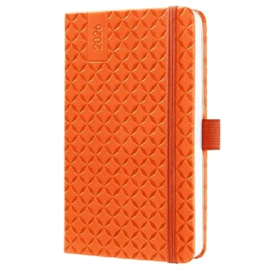 Abbildung von SIGEL J6118 Wochenkalender 2026 A6 orange, Hardcover, Gummiband, Stiftschlaufe, Einstecktasche, 174 Seiten, vegan, Buchkalender, Terminplaner Kalenderbuch Jolie