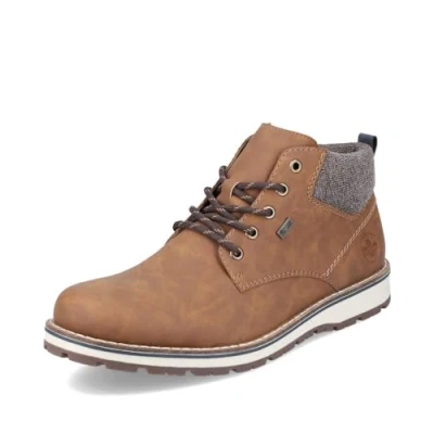 Abbildung von Rieker Schnürstiefelette, Herren, Größe: 47, Mandel braun navy Schuhe