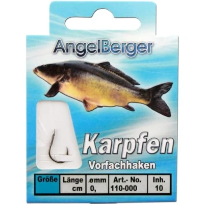 Abbildung von Angel Berger Vorfachhaken gebundene Haken (Karpfen, Gr.4 0.30mm)