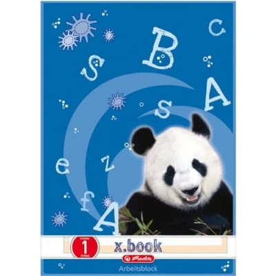 Abbildung von Herlitz 215012 Arbeitsblock A4, Lineatur 01 (liniert), FSC Mix, 5 er Pack