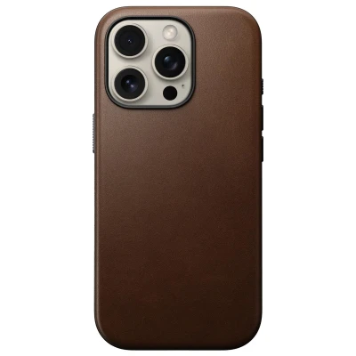 Abbildung von Nomad Modern Leather Case iPhone 16 Pro Braun NM01696285