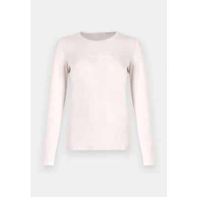Abbildung von Pepe Jeans NEW Virginia Langarmshirt, Damen, Größe: Medium, Light pink