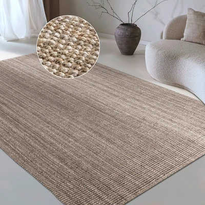 Abbildung von my home Teppich »Avot Juteteppich« rechteckig 10 mm Höhe 100% Jutefaser, Läufer, Esszimmer, Wohnzimmer, Skandi