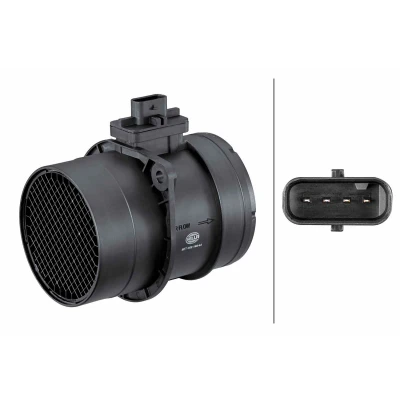Abbildung von HELLA 8ET 009 142 441 Luftmassenmesser HYUNDAI: Santa Fe I, Coupe II, KIA: Sportage II