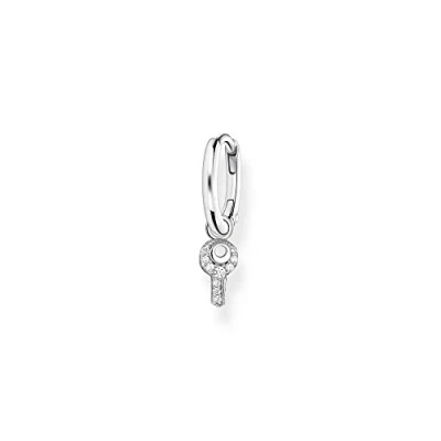 Abbildung von Thomas Sabo Einzel Creole mit Schlüssel Anhänger 925 Sterling Silber CR701 051 14