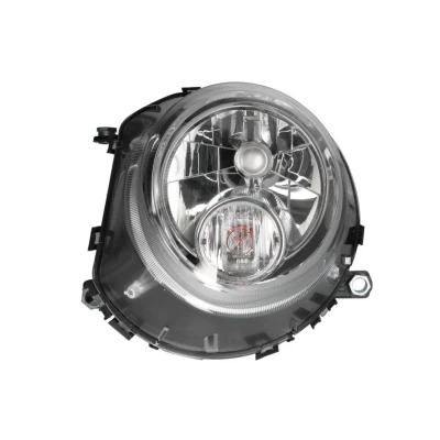 Abbildung von ABAKUS 882 1118LMLDEMC Scheinwerfer links H4, P21W chrom glasklar ohne Lampenträger, Glühlampe mit Stellmotor für LWR P43t, BA15s MINI: Hatchback