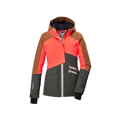 Abbildung von killtec Mädchen Skijacke/Funktionsjacke mit Kapuze und Schneefang KSW 405 GRLS SKI JCKT, dark moss, 152, 42092 000