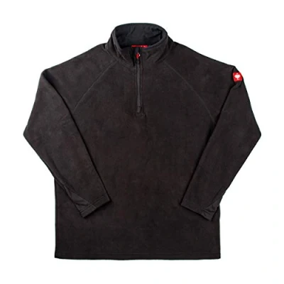 Abbildung von Engelbert Strauss Herren Fleecepullover Troyer dryplexx Micro, Farbe:schwarz, Größe:XL