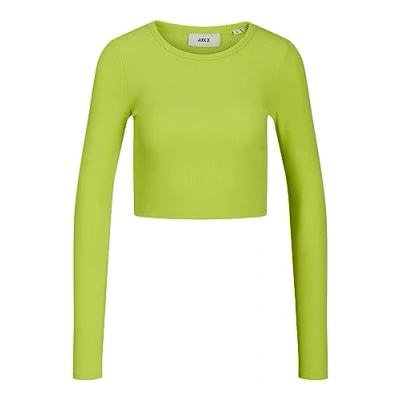 Abbildung von JJXX Feline LS Langarmshirt, Damen, Größe: XS, Lime punch