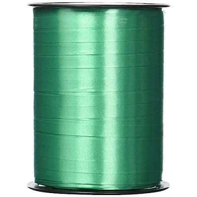 Abbildung von Clairefontaine 601721C Spule Geschenkband glatt (500 m x 7 mm, ideal für Bastelprojekte und Geschenke) 1 Stück grün