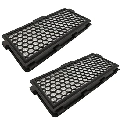 Abbildung von 2x HEPA Filter/Allergikerfilter/Hygienefilter mit Aktivkohleschicht Ersatz für Miele S5 S8 C2 C3 Staubsauger SF AH 50 HA Complete Cat &amp; Dog