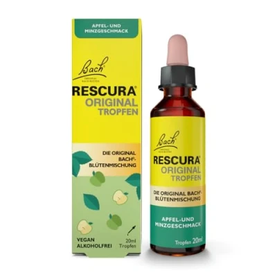 Abbildung von RESCURA Bachblüten Tropfen alkoholfrei Apfel Minze, 20ml I Bachblütenmischung für den Tag ehemals Rescue das Original