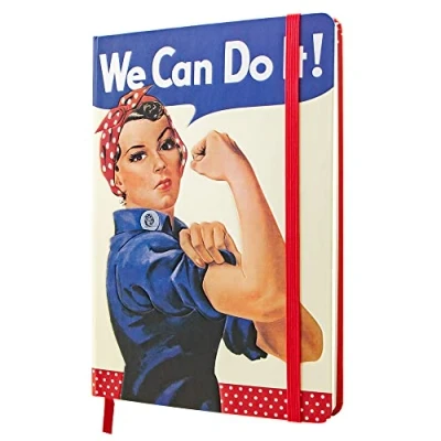 Abbildung von Nostalgic Art Retro Notizbuch, A5, We Can Do It Dots Geschenk Idee für Frauen, Bullet Journal dotted, Vintage Design