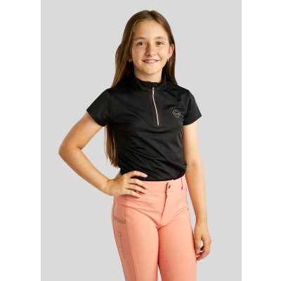 Abbildung von Montar Poloshirt Everly Rosegold Junior Schwarz 152
