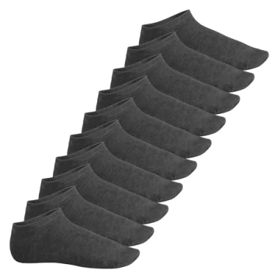 Abbildung von Footstar EVERYDAY! 10 Paar Damen &amp; Herren Sneaker Socken Anthrazit 43 46