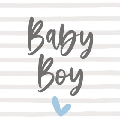 Abbildung von Baby Boy Babyparty Gästebuch Junge Babyshower Buch Erinnerung Party Gastgeschenk Geschenk für frisch gebackene Eltern zur Geburt: blanko 80 Seiten 21cm x (quadratisch)