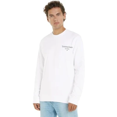 Abbildung von Tommy Jeans Entry Graphic CREW Sweatshirt, Herren, Größe: 50, White