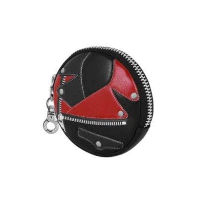 Abbildung von Harley Quinn Jacket Cookie Portemonnaie, Schwarz, 8,7 x cm
